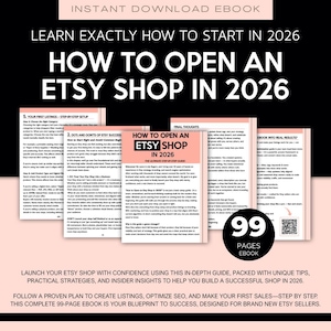 Sell on Etsy 2026 - Etsy Shop Setup & Business Planner, How to Start an Etsy Shop, Success Guide for Beginners, Open a Shop and Grow Sales image 2