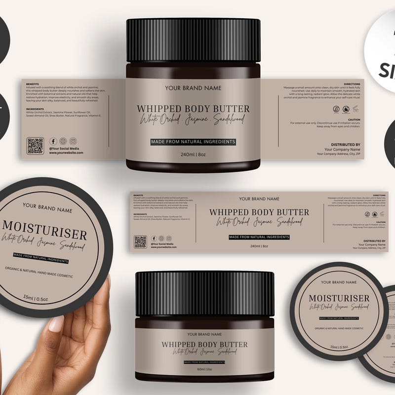 Jar Logo Template - Etsy