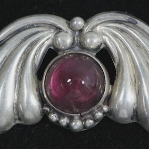 Vintage - Argent sterling 925 - Mexicain - Pierres précieuses - Broche