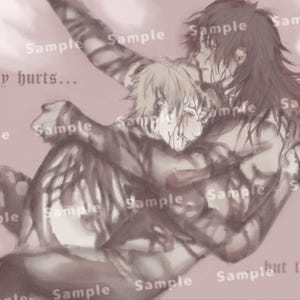 Bloody end - Noiz & Aoba - Dramatical Murder art print