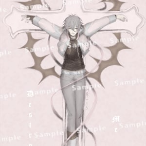 Yaoi Jesus - Aoba - Dramatical Murder art print