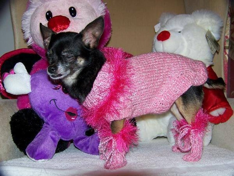 Pink Poodle Puppy Winter Leg Warmers Handmade Chihuahua Dog Etsy