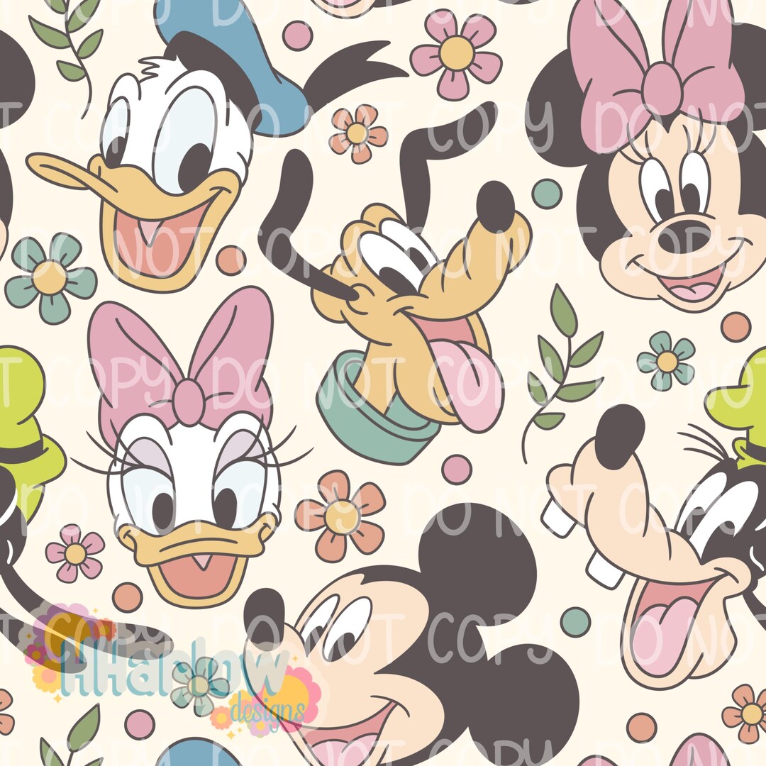 Sensational Six Spring Seamless Pattern 12x12 300 DPI - Etsy