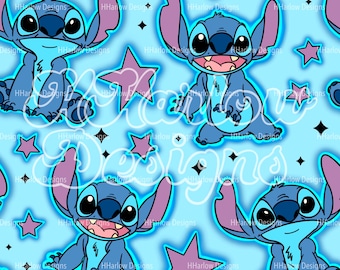 Luminous Stitch Blue Seamless Pattern 12x12 300 DPI