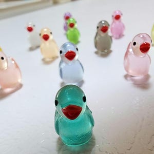 GLOW In The Dark Miniature Duck Magnets | 6 Pack