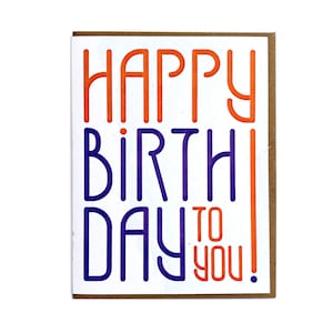 Art Deco Birthday Card