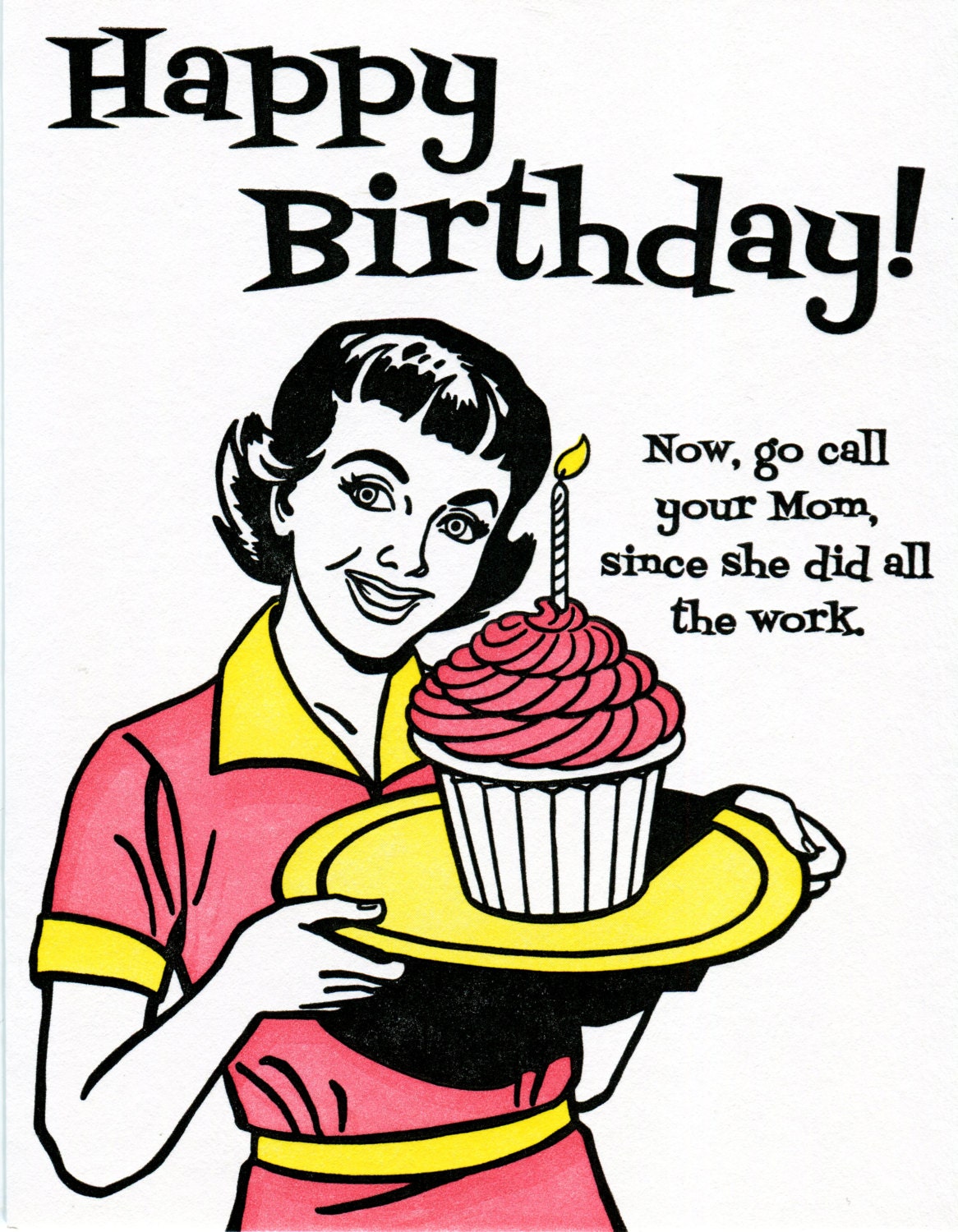 Call Your Mom Birthday - Etsy, image size:1166x1500