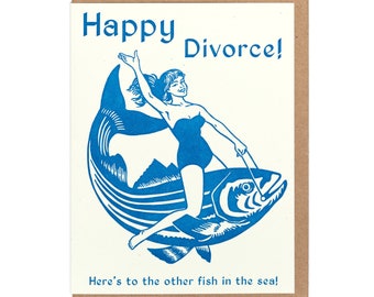 Happy Divorce greeting card