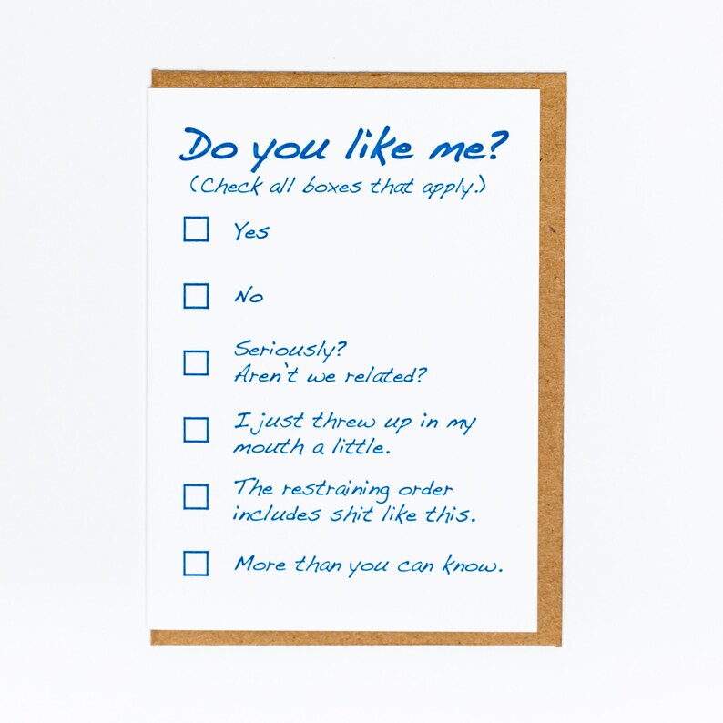 Do You Like Me Etsy