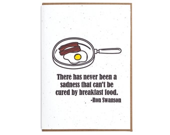 Breakfast Food Greeting Card