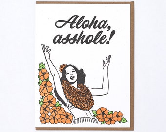 Aloha Greeting Card