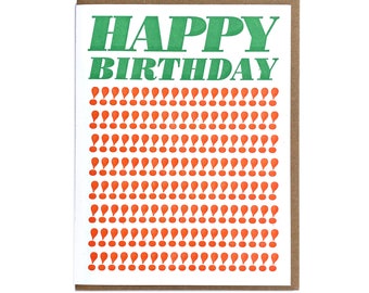 Exclamation Birthday Greeting Card