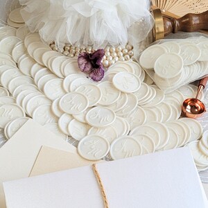 Sellos de lacre, sellos de lacre autoadhesivos hechos a mano, pegatinas de lacre para invitaciones de boda, más de 40 diseños y colores