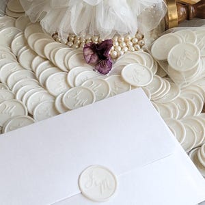 Personalisierte Wachs Siegel Aufkleber für Hochzeitseinladungen, selbstklebende Wachs Siegel für Hochzeitseinladungen, +40 Designs und Farben