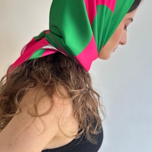 Soft silk scarf, silk scarves, summer colors