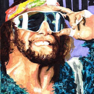 Macho Man Randy Savage WWE Print