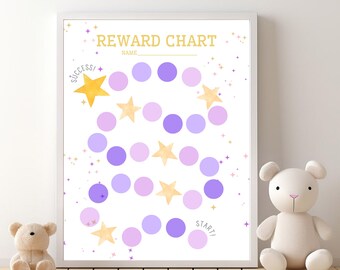 Printable Kids Reward Chart: Behavior Tracker, Chore Chart (PDF)