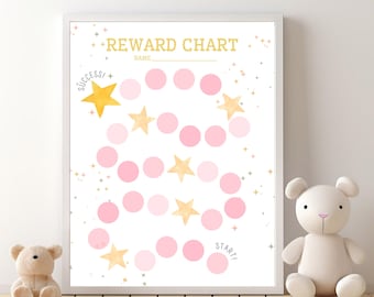 Printable Kids Reward Chart: Behavior & Chore Tracker (PDF)