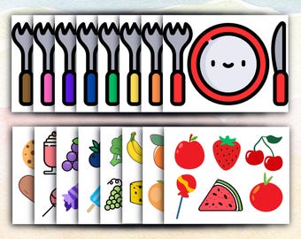 Color Matching Game: Toddler Learning Activity (PDF Download)