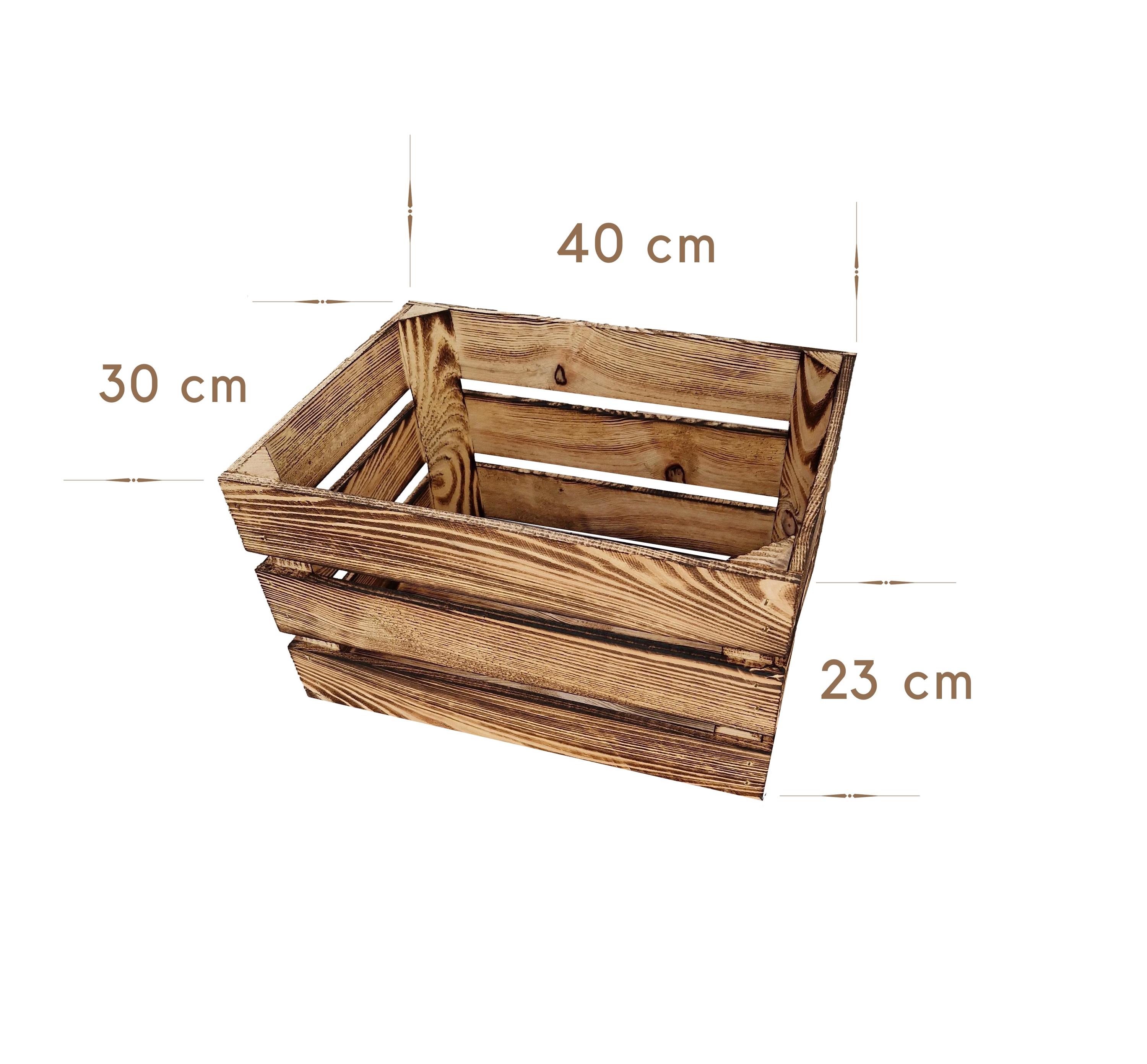 DECOCRAFT Caisses rustiques en bois pour le stockage, la présentation