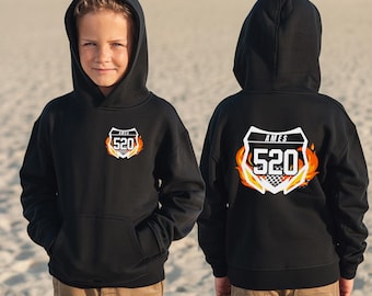 Custom Motocross Hoodie, Personalized Kids Motocross Shirt, Kids Dirtbike Tee, Toddler Dirtbike Shirt, Boys Motocross Shirt Custom Moto Tee