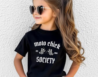 Girls Motocross Shirt, Personalized Kids Motocross Shirt, Kids Dirtbike Tee, Toddler Dirtbike Shirt, Girls Motocross Shirt Custom Moto Tee