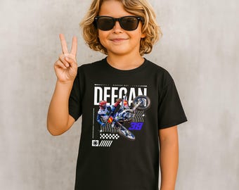 Haiden Deegan Kids Motocross Shirt, Kids Motocross Jersey, Kids Race T-Shirt, Boys Dirt Bike Shirt, Kids Racing Tee, Haiden Deegan Shirt