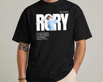 Rory McIlroy Fan Inspired Shirt, Golf Fan T-Shirt, Golf Fan Tee, Mens Golf Custom Shirt, Rory Golf Shirt, Golf Graphic Tee, Gift Golf Lovers