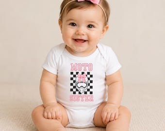Baby Motocross Sister, Infant Motocross Shirt, Kids Dirtbike Tee, Toddler Dirtbike Shirt,