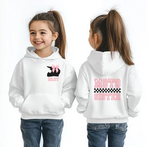 Custom Motocross Hoodie, Personalized Kids Motocross Shirt, Kids Dirtbike Tee, Toddler Dirtbike Shirt, Girls Motocross Shirt Custom Moto Tee