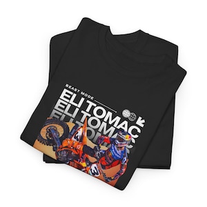Eli Tomac Kids Motocross Shirt, Kids Motocross Jersey, Kids Race T-Shirt, Eli Tomac Shirt, Boys Dirt Bike Shirt, Kids Racing Tee, Braaap Preto