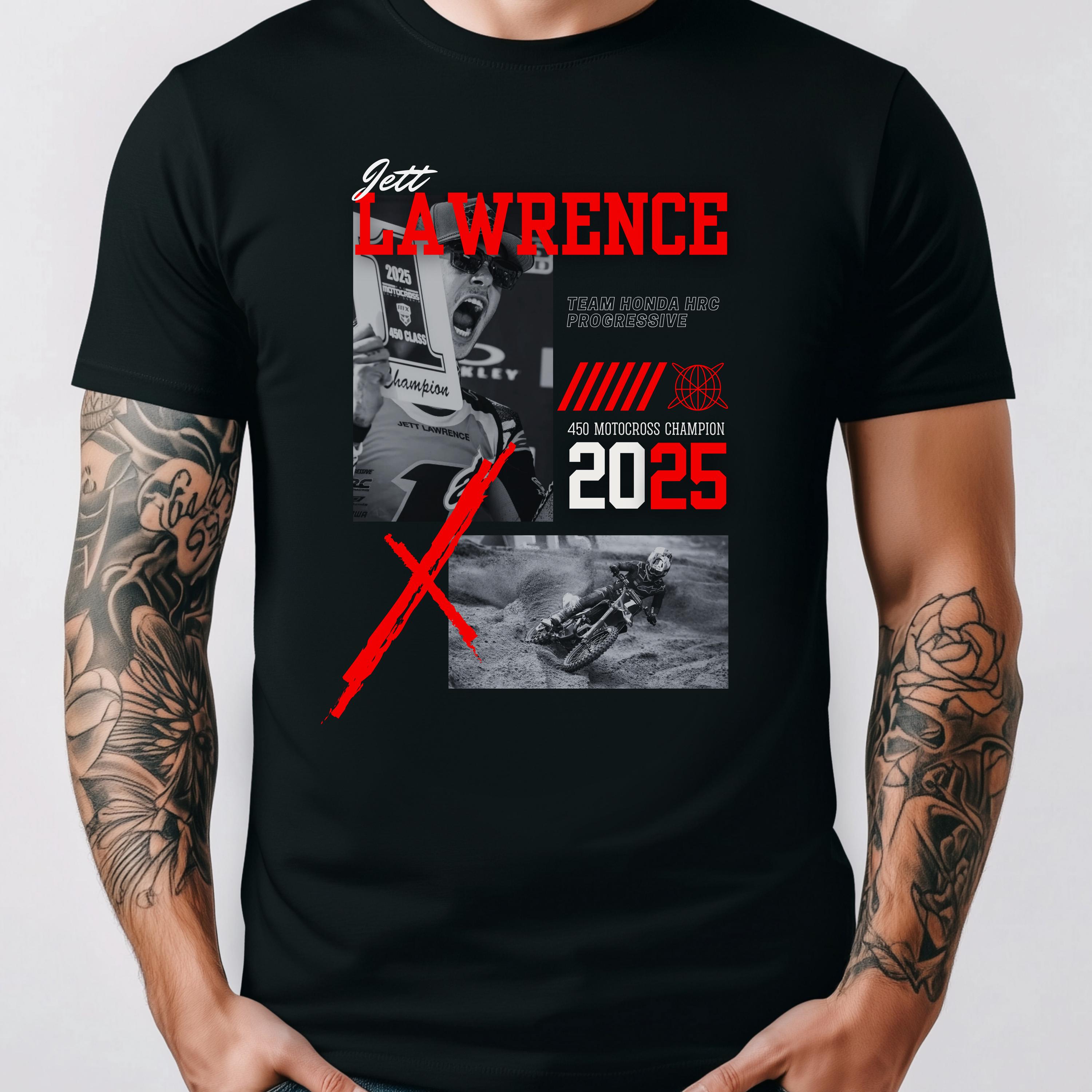 Jett Lawrence Motocross Shirt, Motocross Jersey, Race T-shirt