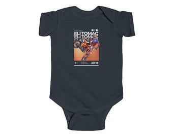 Eli Tomac Baby Motocross Bodysuit, Kids Motocross Jersey, Kids Race T-Shirt, Eli Tomac Shirt, Baby Dirt Bike Shirt, Kids Racing Tee, Braaap