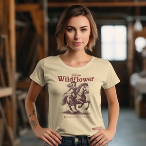 Vintage Rodeo Cowgirl Clipart - Wild West Sublimation Art, Digital Horse Illustration