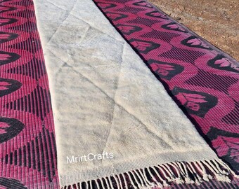 Vintage Moroccan Runner Rug: Handmade Berber Hallway Rug