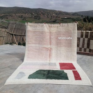 Moroccan Rug , Rug for living room, Handmade area rug, Wool Beni Ourain Rug , Colorful berber Rug , Custom Area Rug 8x10, Moroccan rug 8x10