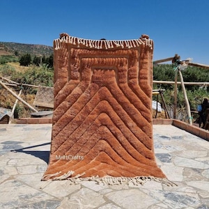 Moroccan rug Brown - Rugs for Living room - Beni ourain rug - Custom rug - Handmade rug - Area rugs - Wool Rugs - Berber rug - Moroccan rug