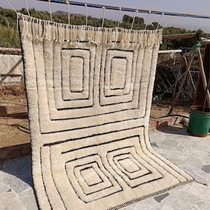 Teppich für Wohnzimmer , Handgemachter Teppich , Beni Ourain Teppich , Berber Teppich , Teppich , Teppich , Teppich , Teppich , Beni Ourain , teppich