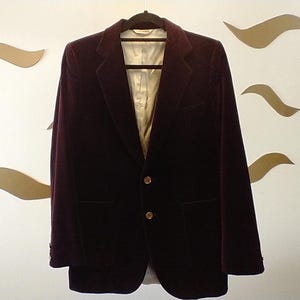 Yves Saint Laurent Jacket Le Smoking Blazer Brown Velvet
