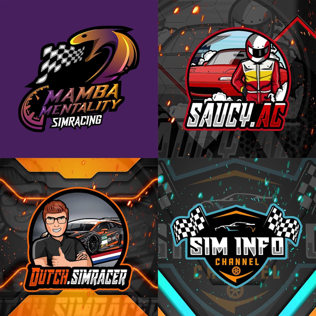 Phoenix Sim Racing Logos Sim Racing Logo | Custom Esports Racing Team Logo | Motorsport & Gaming ...