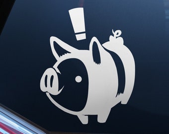 POOGIE Blue Vinyl Decal Sticker - Laptop Decal - Car Sticker