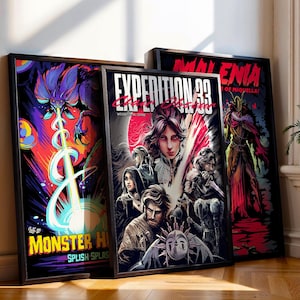 A3ポスターセット Game Artworks by GAME FREAK 24x36