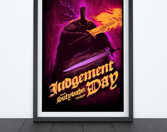 JUDGEMENT DAY Video Game Poster, Video Game Art, Gaming Prints, Gaming Poster, Wall Art