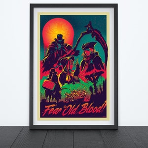 GEHRMAN the FIRST HUNTER Videospiel Art Poster, Gaming Poster, Drucke, Gamer Room Decor, Gaming Poster, Wandkunst