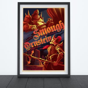 DRAGON SLAYER Videospiel Poster, Gaming Poster, Videospiel Poster, Kunstdruck, Gaming Prints, Drucke, Wandkunst