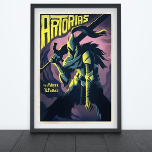 THE ABYSSWALKER Videospiel Poster, Videospiel Wandkunst, Videospiel Poster Kunst, Gamer Geschenk, Kunstdruck, Prints, Kunst