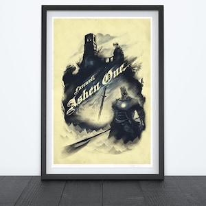 FAREWELL ASHEN ONE Video Game Art Poster, Video Game Art, Gaming Prints, Gaming Poster, Wall Art