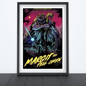 MARGIT the FELL OMEN I Videospiel-Poster, Gaming Poster, Drucke, Gamer Zimmer Dekoration, Gaming Poster, Wand Kunst