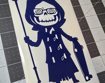Uncle Death Vinyl Decal | Gamer Car Decal | Video Game Sticker | Laptop & Car Window Vinyl