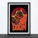 DOOM Video Game Poster, Video Game Art, Prints, Gamer Room Decor, Gaming Prints, Wall Art